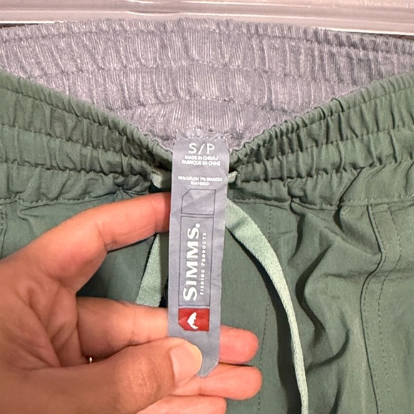 Simms Women's Isle Mallard Drawstring Pants Fishing UPF30 Water Resistant - Picture 6 of 8